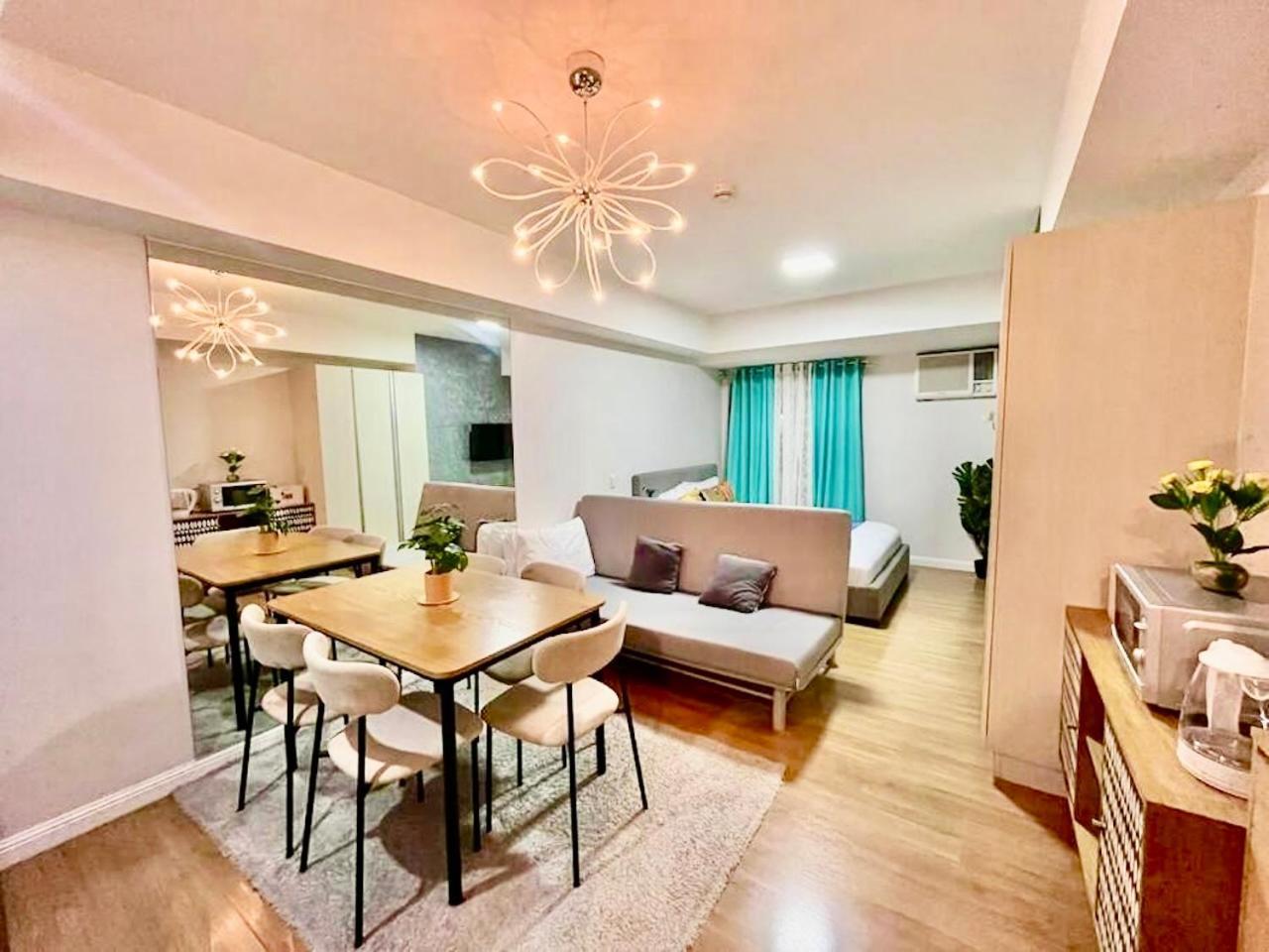 Abreeza Studio Suite 2321 - Pool, Wifi, City View, Washer, Ac, Netflix, Mall Davao Luaran gambar